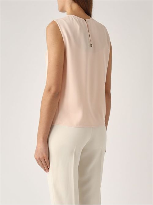Top in raso lucido con pieghe TWINSET | TP2652/00178